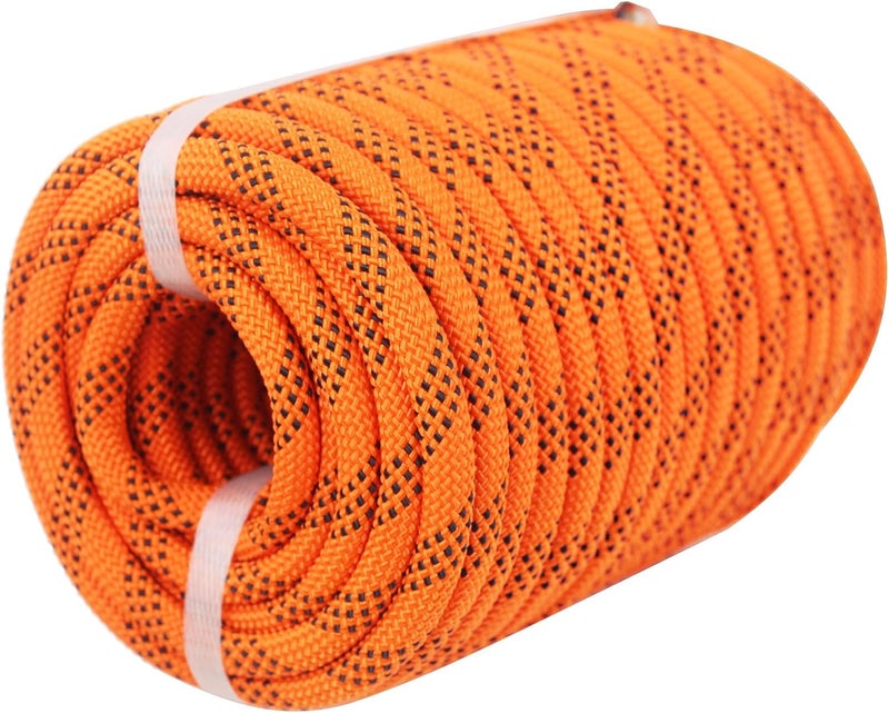 Meyoppm Braided Polyester Arborist Rigging Rope (3/8 inch x 150 feet), High Strength Arborist Rigging Rope for Outdoor Rock Climbing, Mountain Climbing, Hiking, etc - Image 2